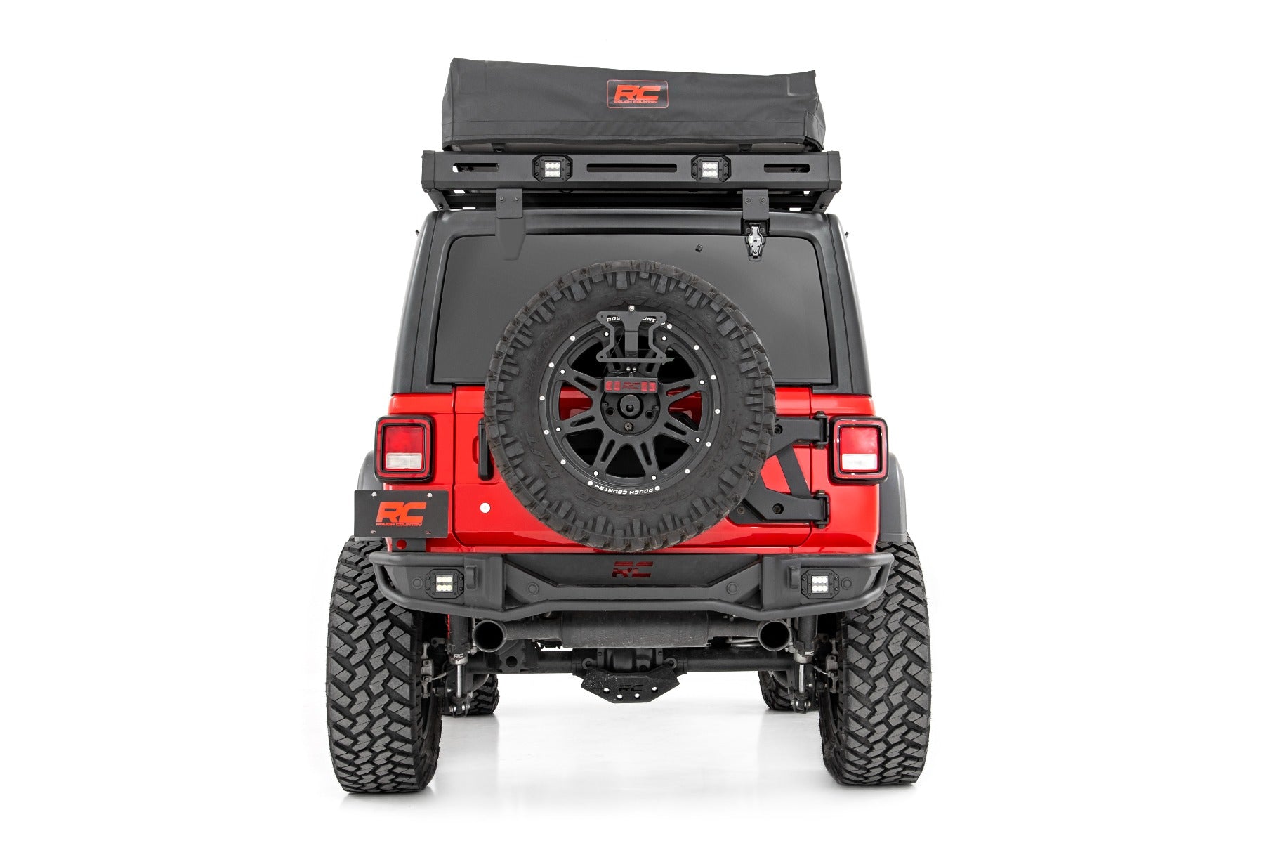 Roof Top Tent | Rack Mount | 12 Volt Accessory & LED Light Kit by Rough Country