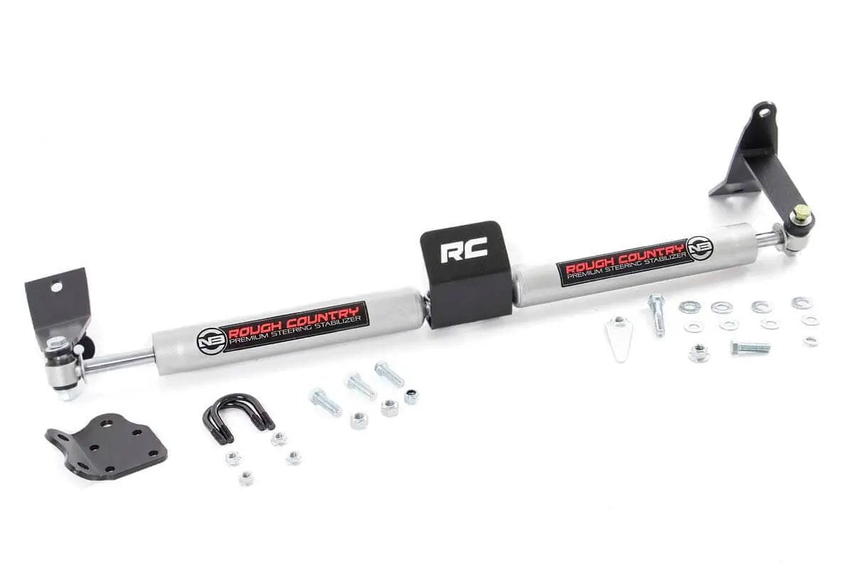 N3 Steering Stabilizer | Dual | 2-8 Inch Lift | Ram 2500 (03-13)/3500 (11-12) by Rough Country