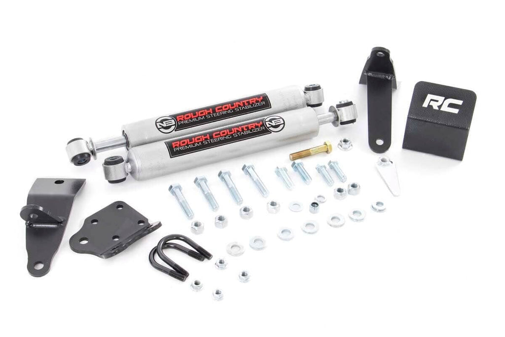 N3 Steering Stabilizer | Dual | 2-8 Inch Lift | Ram 2500 (03-13)/3500 (11-12) by Rough Country