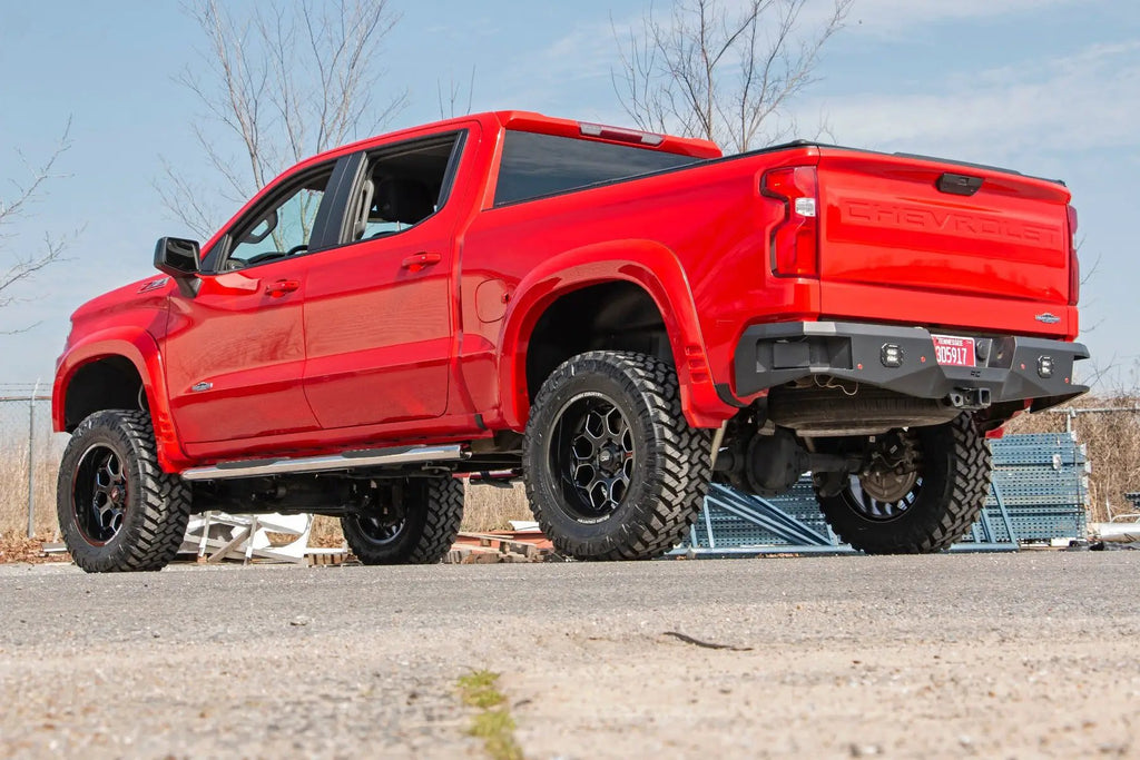 Oval Nerf Steps | Stainless | Crew Cab | Chevy/GMC 1500/2500HD/3500HD (19-26) by Rough Country