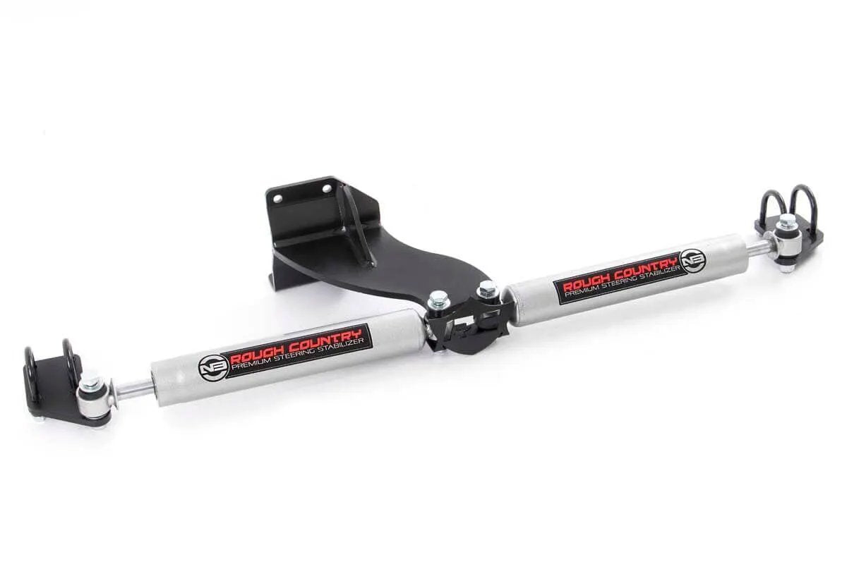 N3 Steering Stabilizer | Dual | 2.5-8 Inch Lift | Ram 2500 (14-26)/3500 (13-26) 