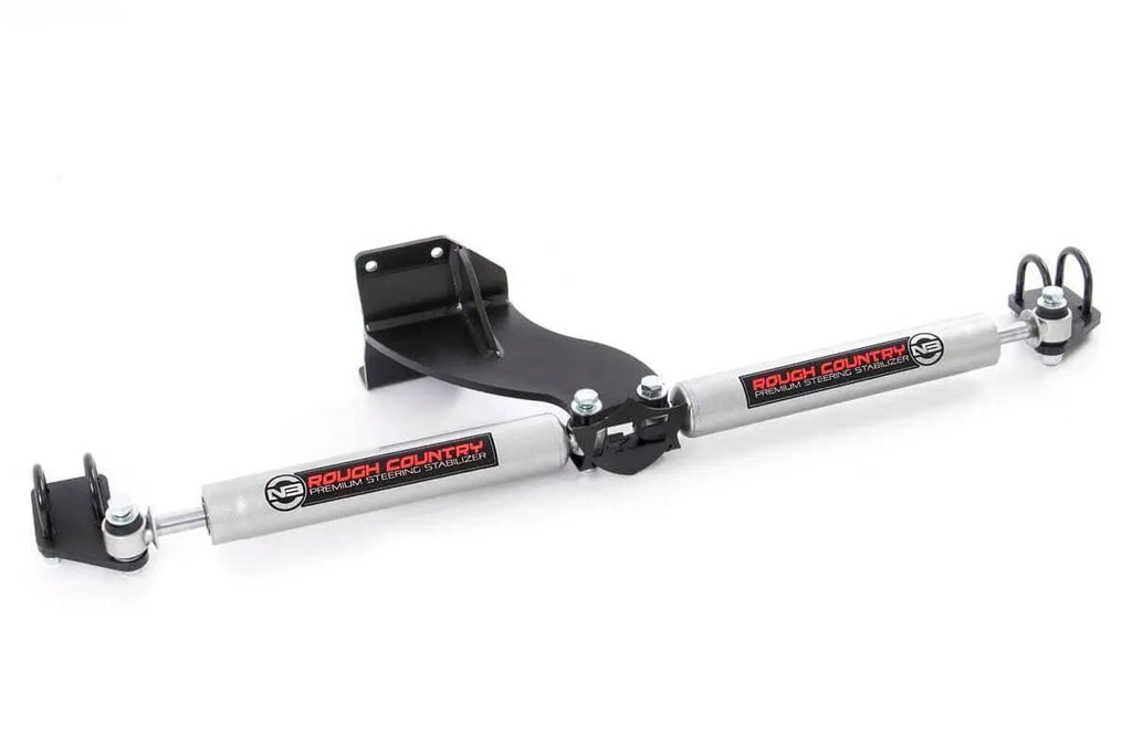 N3 Steering Stabilizer | Dual | 2.5-8 Inch Lift | Ram 2500 (14-26)/3500 (13-26) by Rough Country