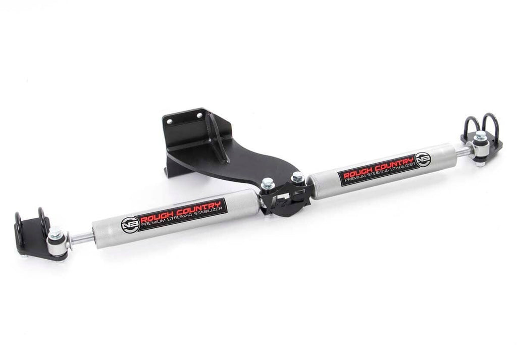N3 Steering Stabilizer | Dual | 2.5-8 Inch Lift | Ram 2500 (14-26)/3500 (13-26) by Rough Country