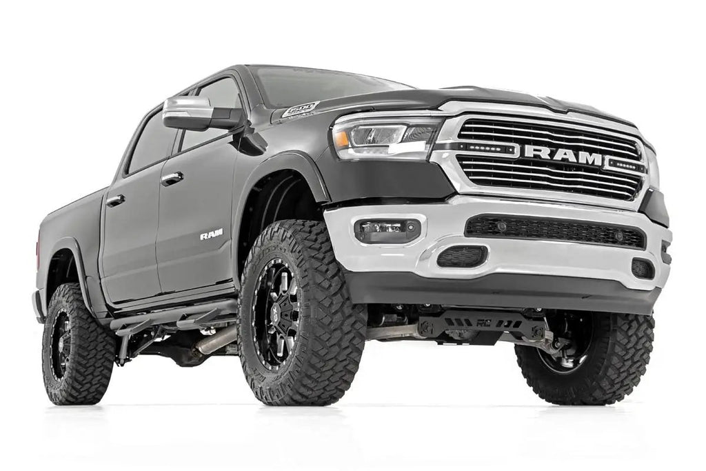 Dual 6in LED Grille Kit | Black Slimline | Ram 1500 2WD/4WD (2019-2024) by Rough Country