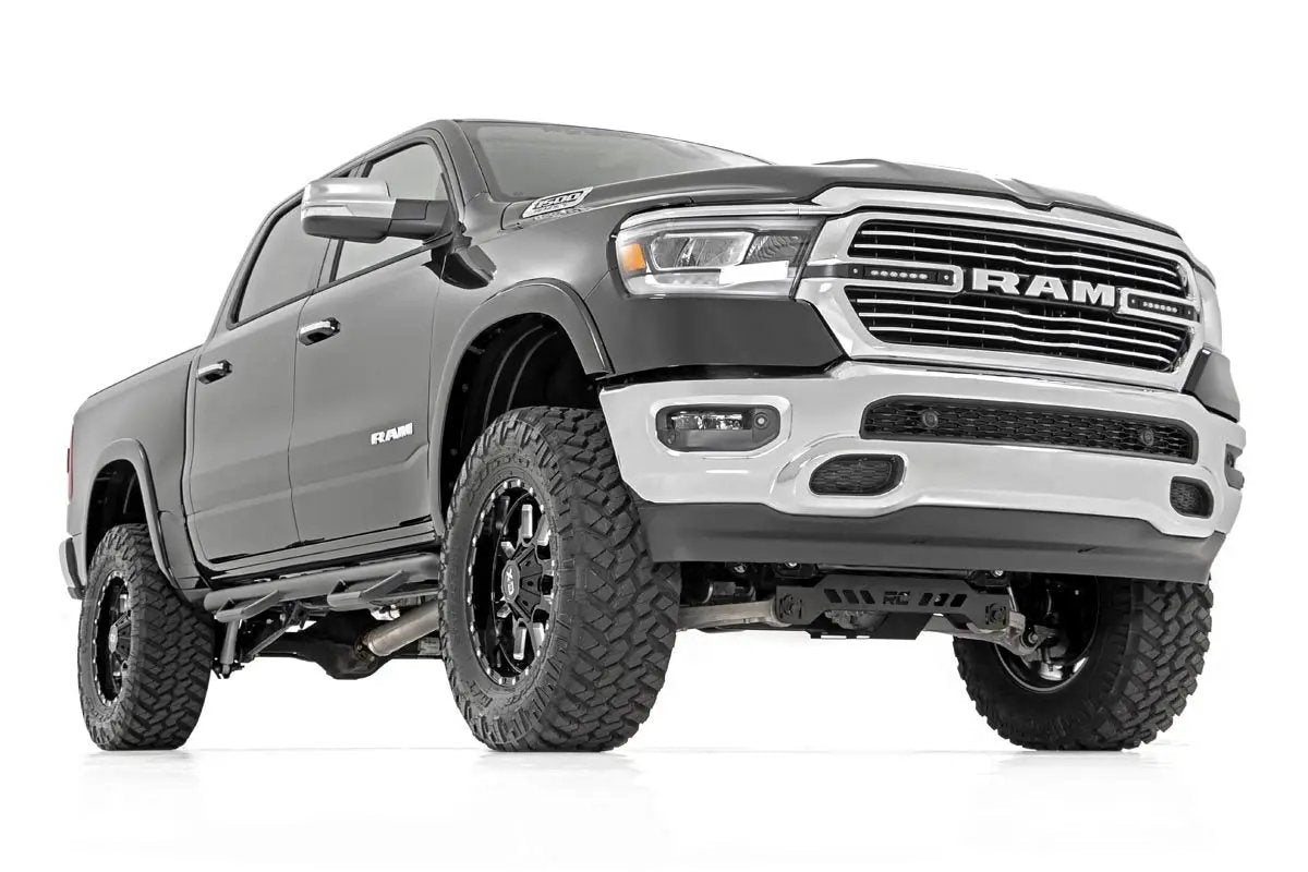 Dual 6in LED Grille Kit | Black Slimline | Ram 1500 2WD/4WD (2019-2024) by Rough Country
