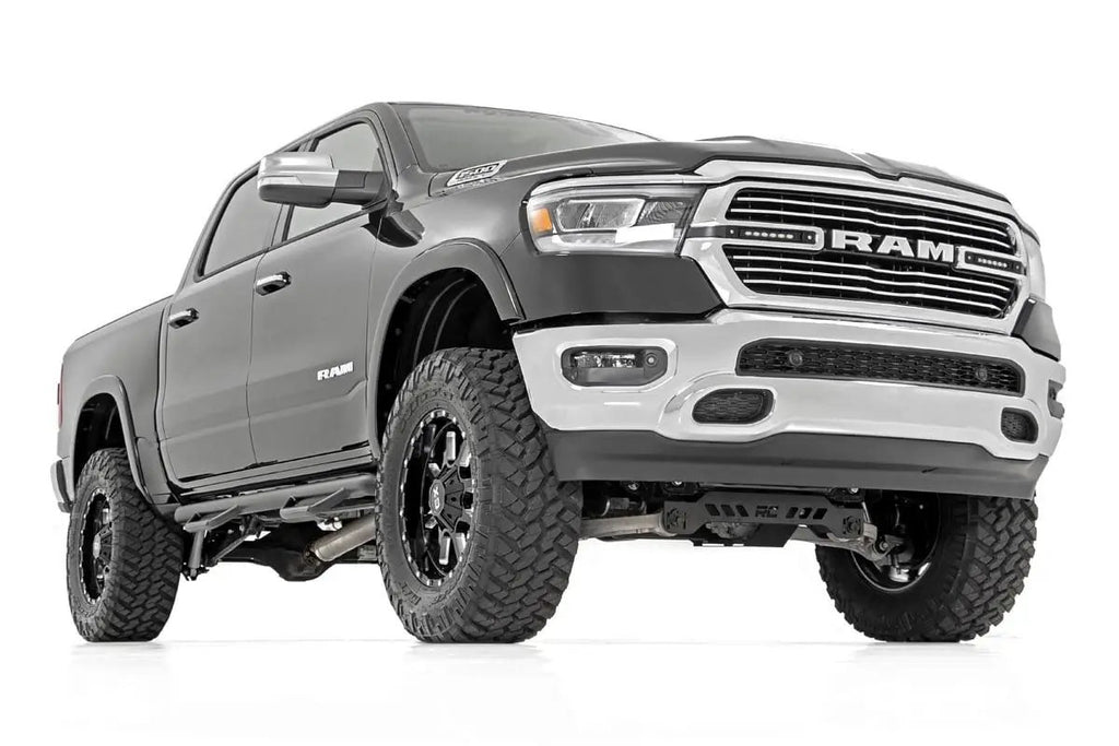 Dual 6in LED Grille Kit | Black Slimline | Ram 1500 2WD/4WD (2019-2024) by Rough Country