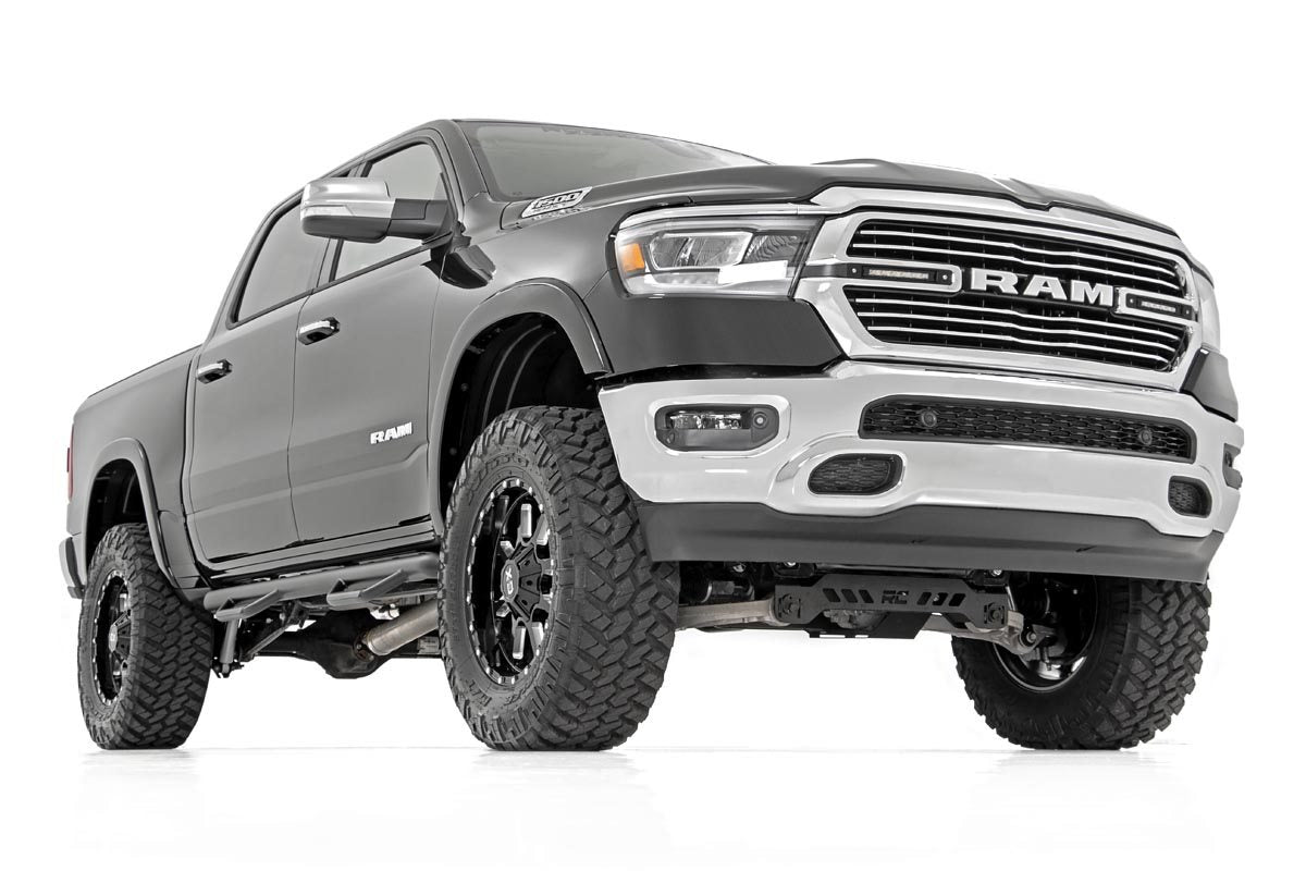 Dual 6in LED Grille Kit | Chrome Slimline | Ram 1500 2WD/4WD (2019-2024) by Rough Country