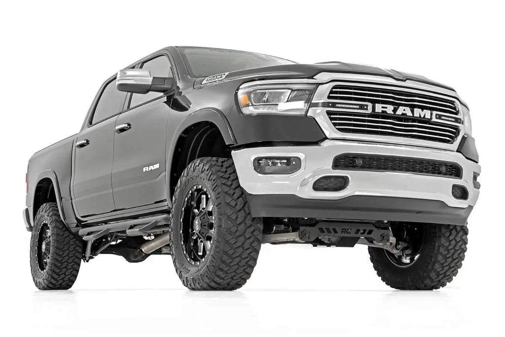 Dual 6in LED Grille Kit | Chrome Slimline | Ram 1500 2WD/4WD (2019-2024) by Rough Country