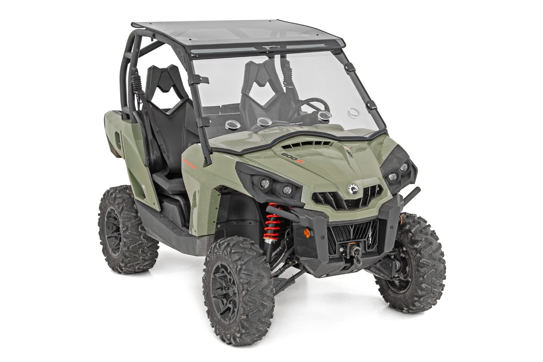 Vented Full Windshield | Scratch Resistant | Can-Am Commander Max 1000 by Rough Country