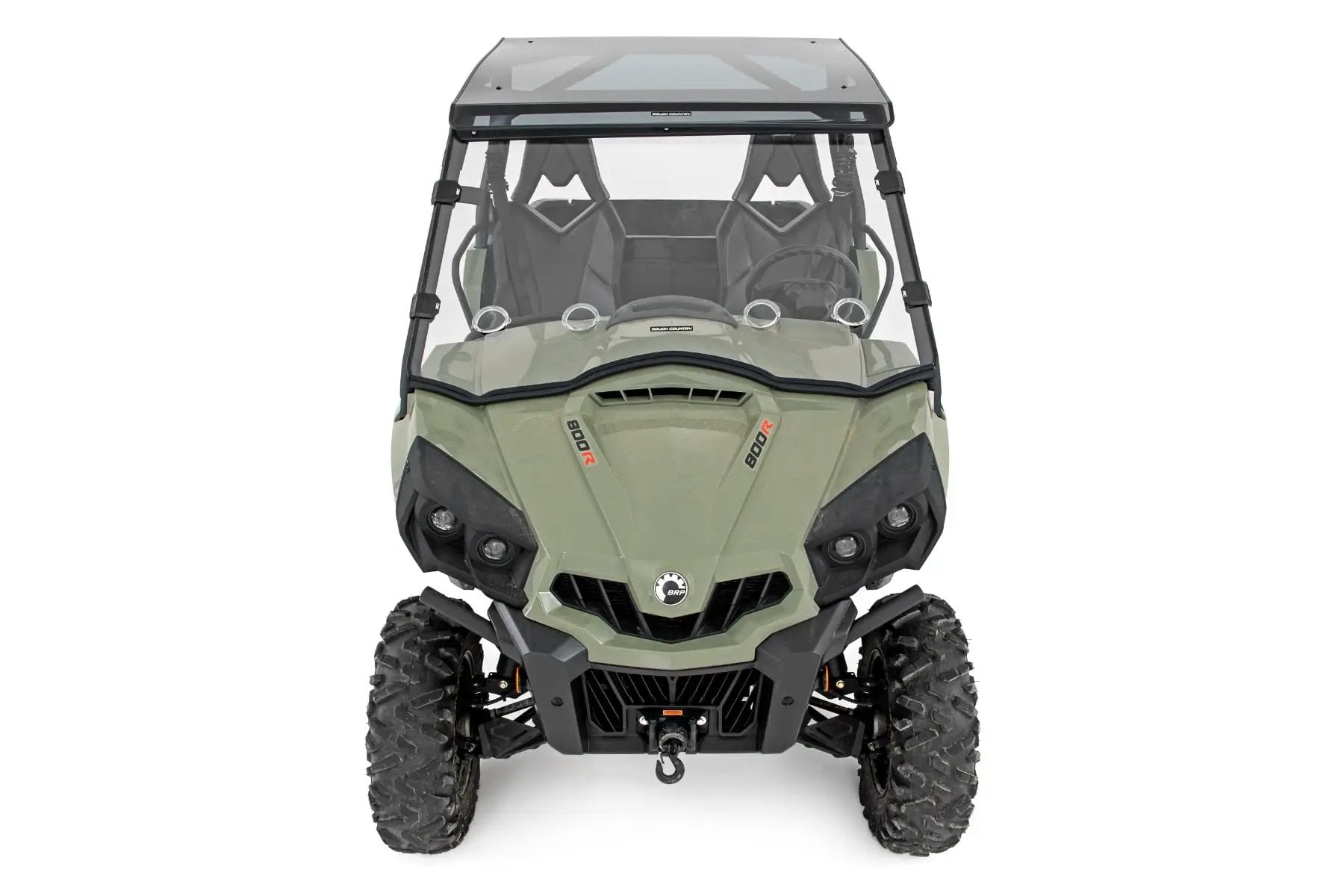 Vented Full Windshield | Scratch Resistant | Can-Am Commander Max 1000 by Rough Country