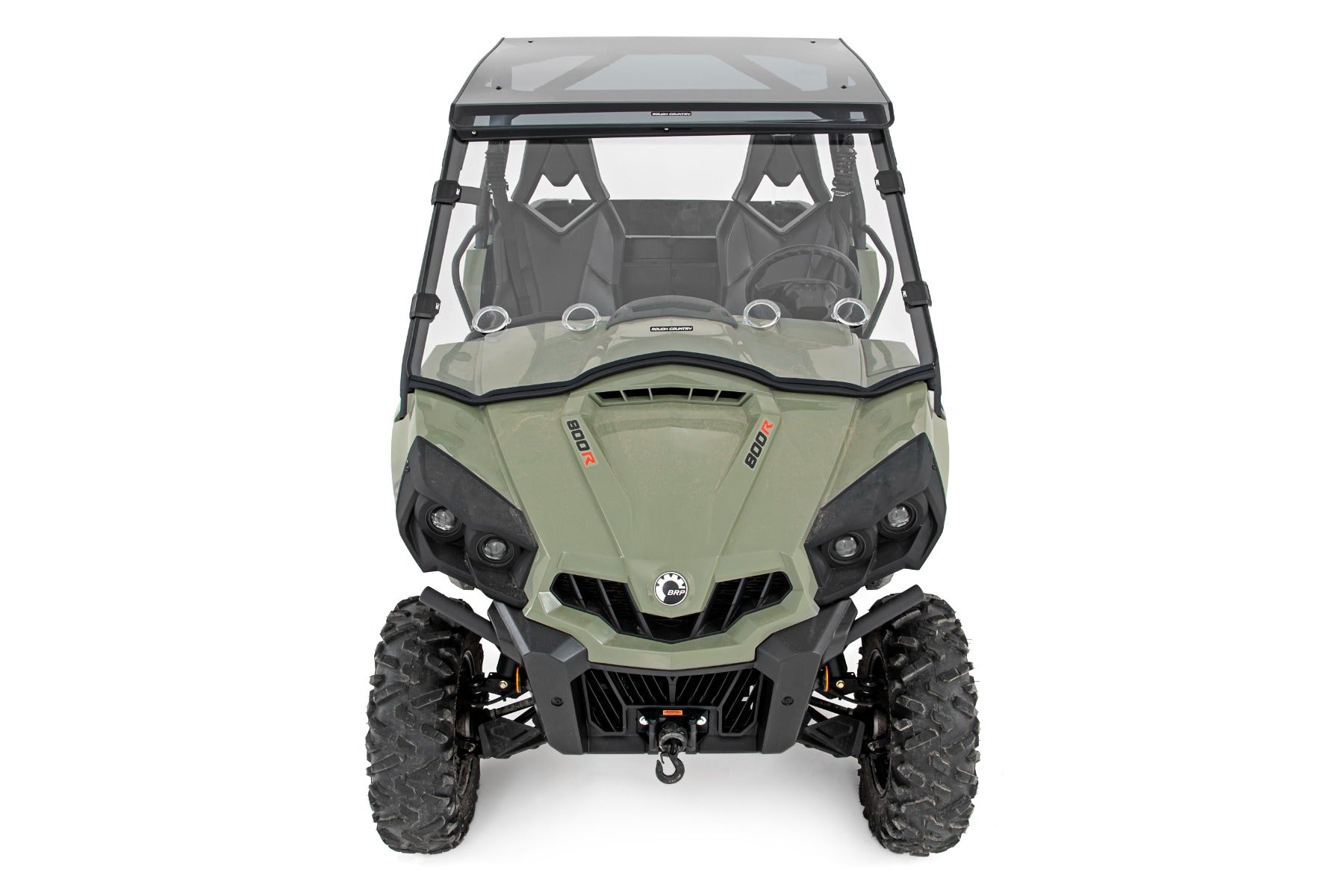Vented Full Windshield | Scratch Resistant | Can-Am Commander Max 1000 by Rough Country