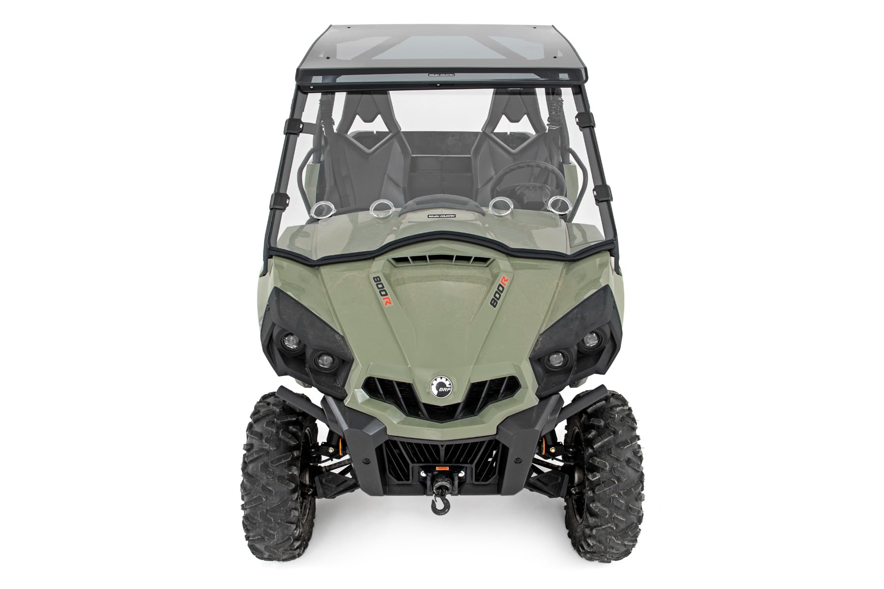 Vented Full Windshield | Scratch Resistant | Can-Am Commander Max 1000 by Rough Country