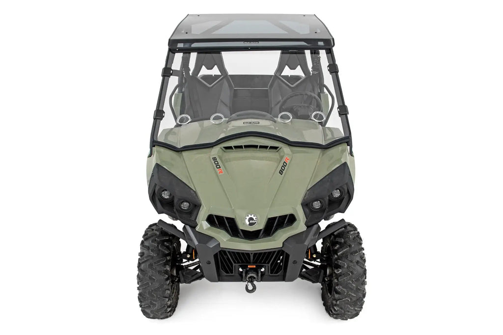 Vented Full Windshield | Scratch Resistant | Can-Am Commander Max 1000 