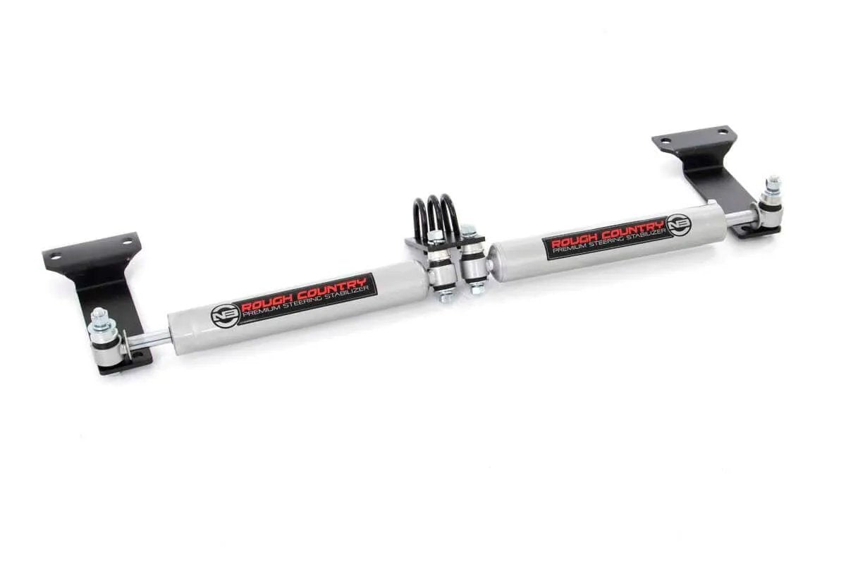 N3 Steering Stabilizer | Dual | 2-8 Inch Lift | Ford Excursion (00-05)/Super Duty (99-04) by Rough Country