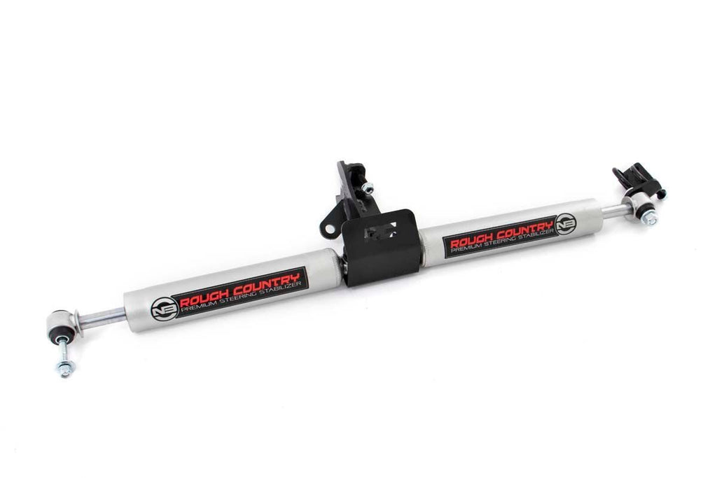 N3 Steering Stabilizer | Dual | 4 Inch Lift | Jeep Grand Cherokee WJ (99-04) by Rough Country
