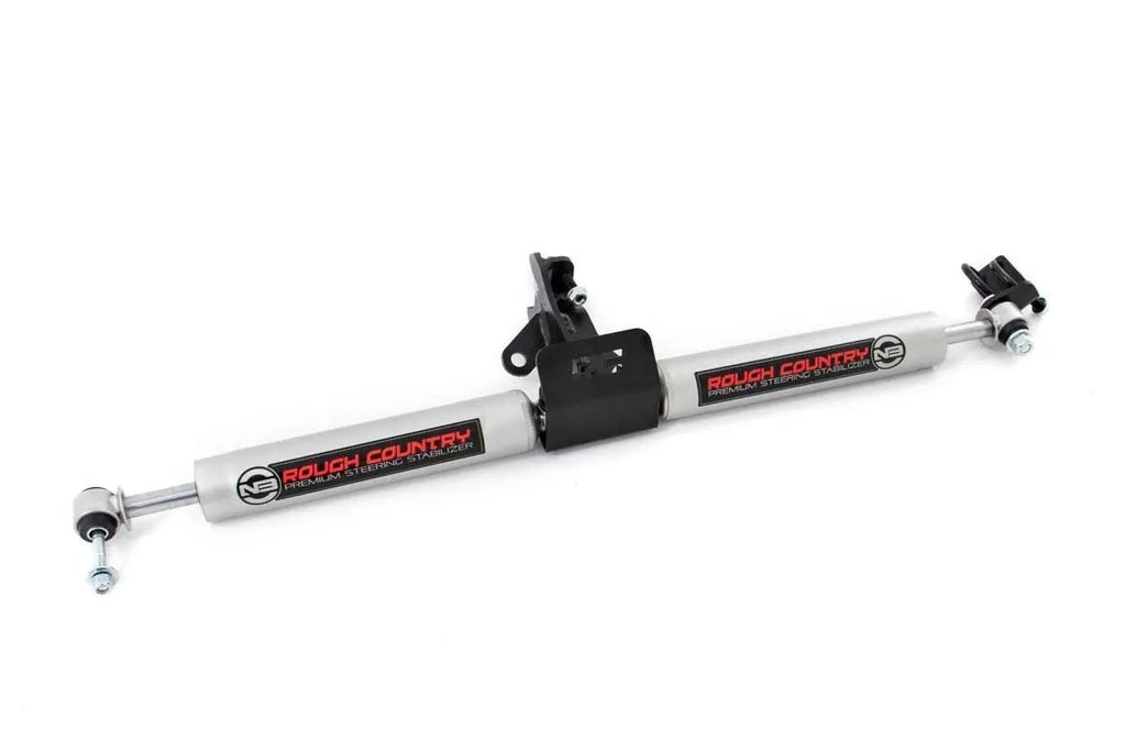 N3 Steering Stabilizer | Dual | 4 Inch Lift | Jeep Grand Cherokee WJ (99-04) by Rough Country
