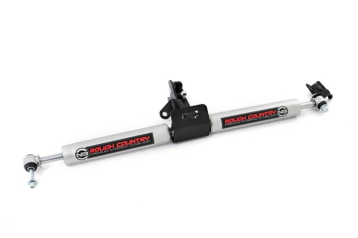 N3 Steering Stabilizer | Dual | 4 Inch Lift | Jeep Grand Cherokee WJ (99-04) by Rough Country