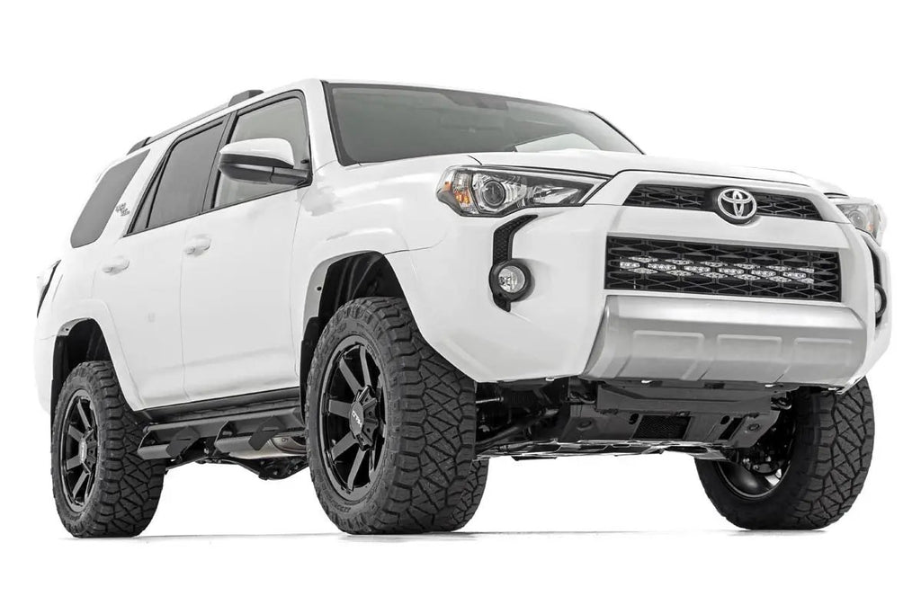 LED Light Kit | Bumper Mount | 30" Black Dual Row | Toyota 4Runner (14-20) by Rough Country