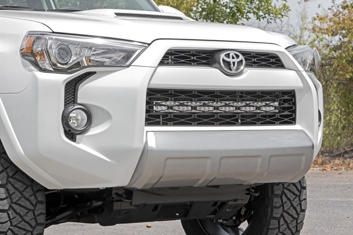 LED Light Kit | Bumper Mount | 30" Spectrum Dual Row | Toyota 4Runner (14-20) by Rough Country