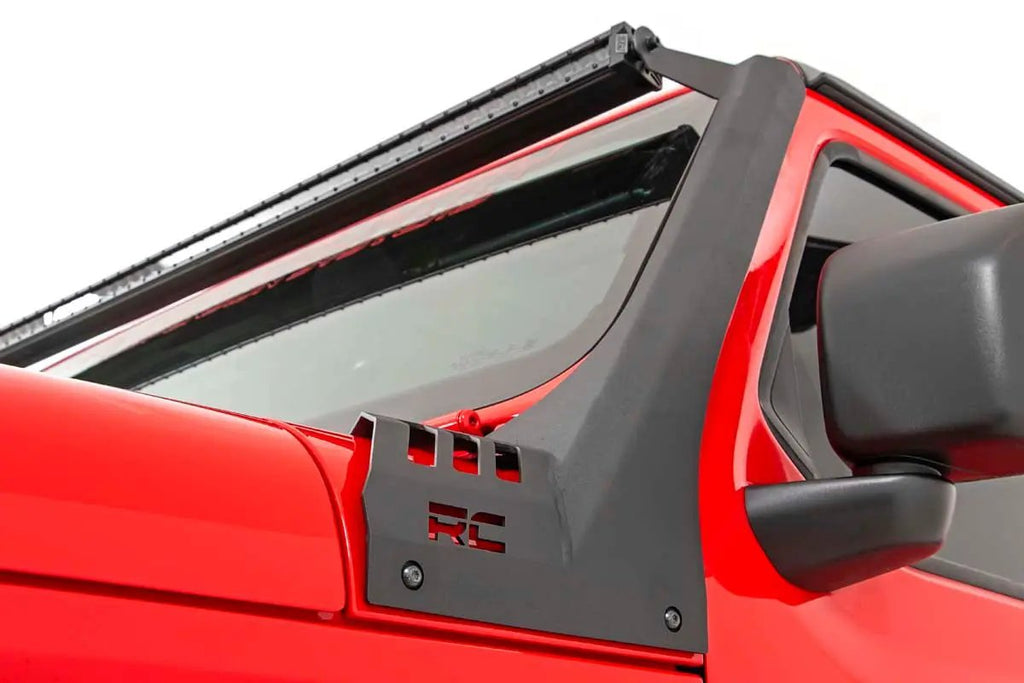 LED Light Kit | Windshield | 50" Spectrum Single Row | Jeep Gladiator JT/Wrangler JL (18-26) by Rough Country