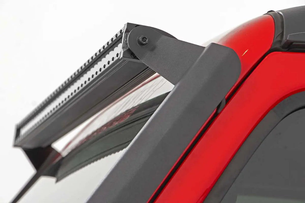LED Light Kit | Windshield | 50" Spectrum Dual Row | Jeep Gladiator JT/Wrangler JL (18-26) by Rough Country