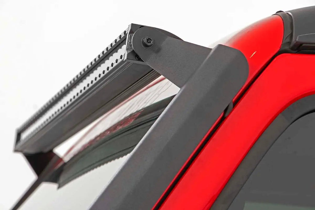 LED Light Kit | Windshield | 50" Spectrum Single Row | Jeep Gladiator JT/Wrangler JL (18-26) by Rough Country