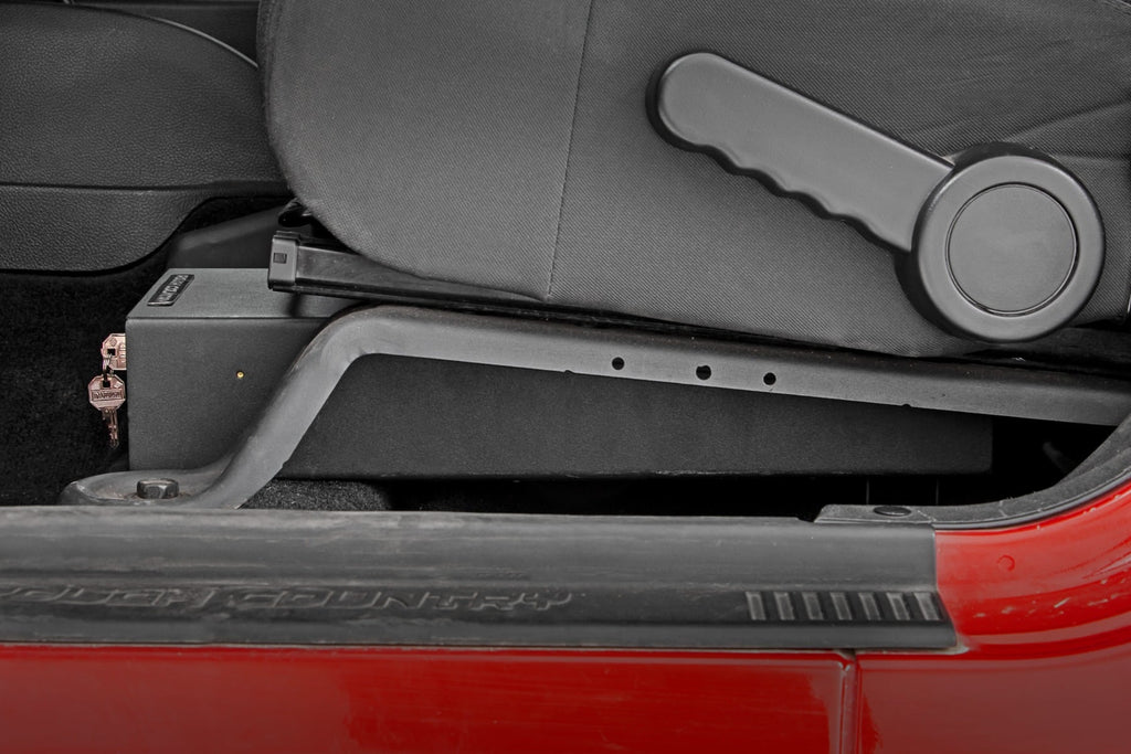 Storage Box | Under Seat | Jeep Wrangler JK (07-10)/Wrangler Unlimited (07-18) by Rough Country