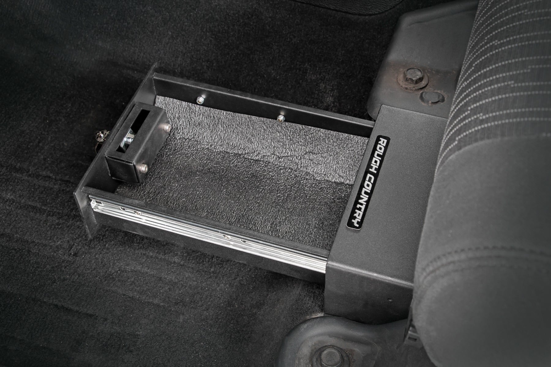 Storage Box | Under Seat | Jeep Wrangler JK (07-10)/Wrangler Unlimited (07-18) by Rough Country