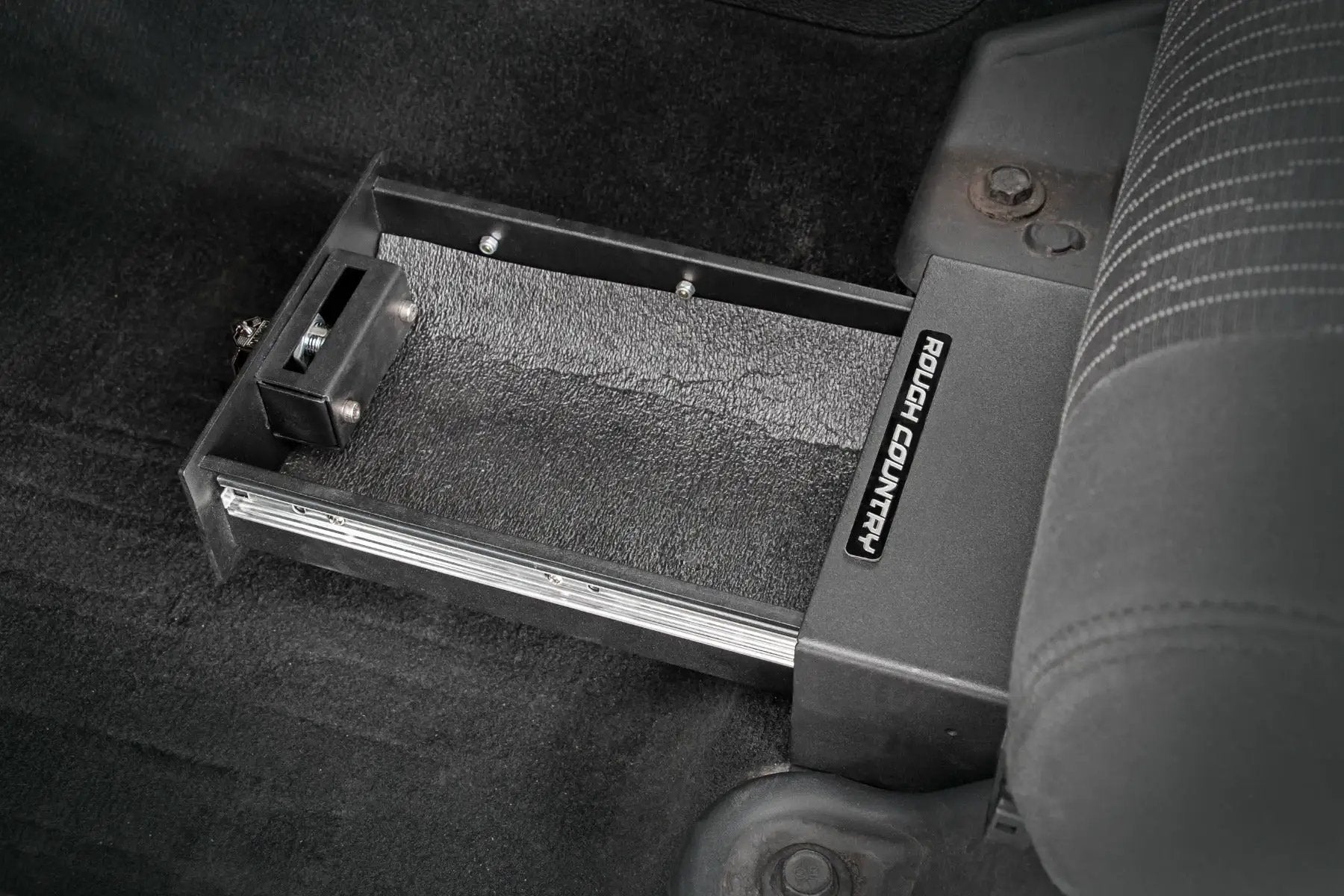 Storage Box | Under Seat | Jeep Wrangler JK (07-10)/Wrangler Unlimited (07-18) by Rough Country