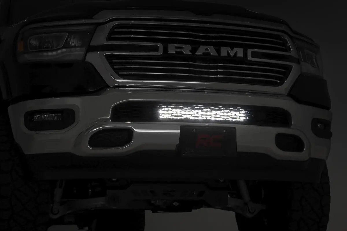 LED Light Kit | Bumper Mount | 20" Spectrum Dual Row | Ram 1500 (19-24) by Rough Country