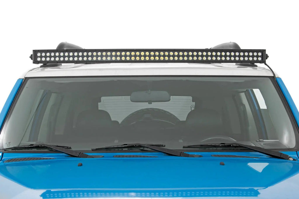 50 Inch Black Series LED Light Bar | Curved | Dual Row | Cool White DRL by Rough Country