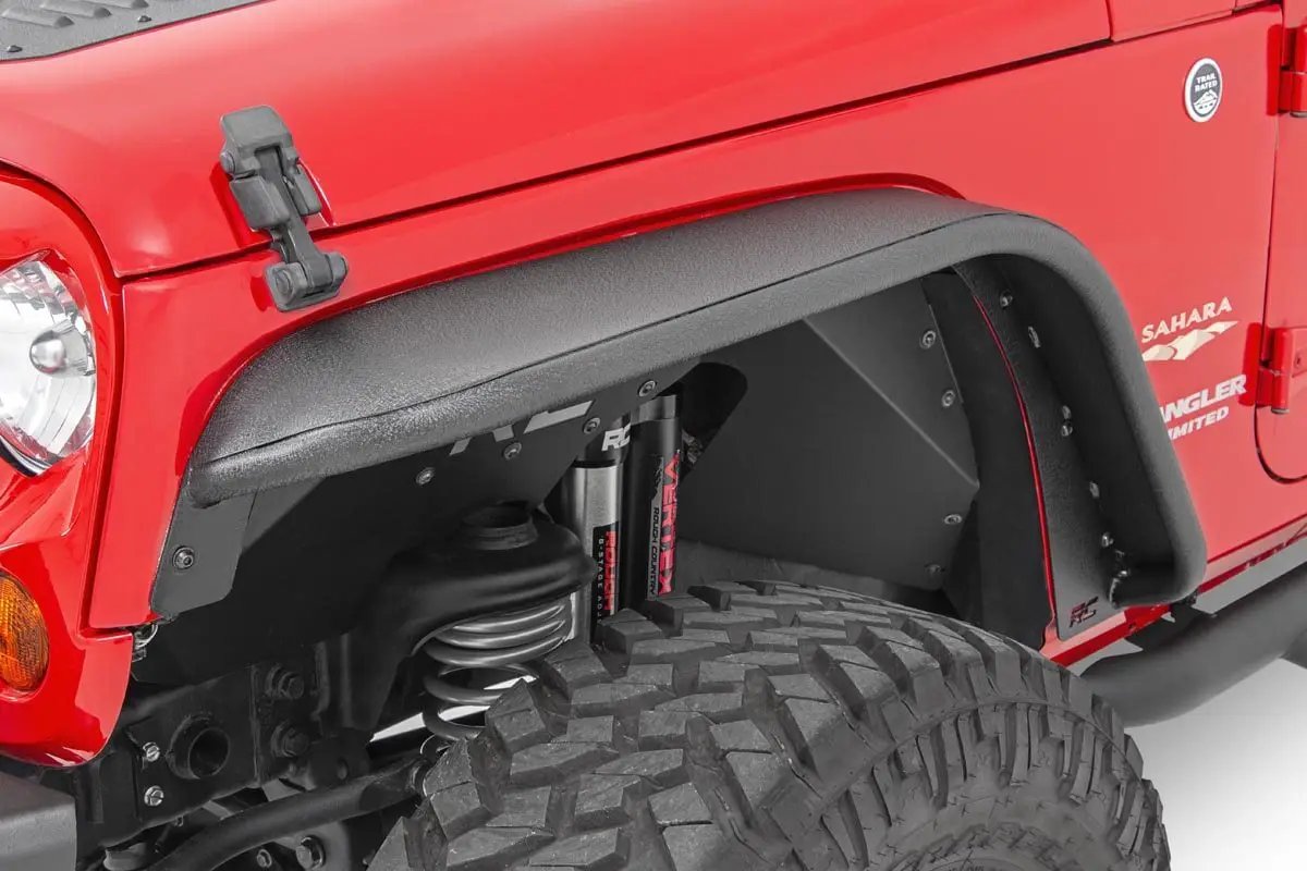 Fender Flare | Steel | Front | Jeep Wrangler JK/Wrangler Unlimited (07-18) by Rough Country