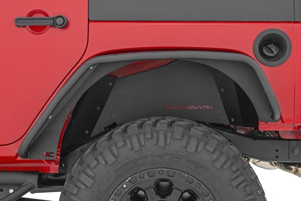 Fender Flare | Steel | Rear | Jeep Wrangler JK/Wrangler Unlimited (2007-2018) by Rough Country