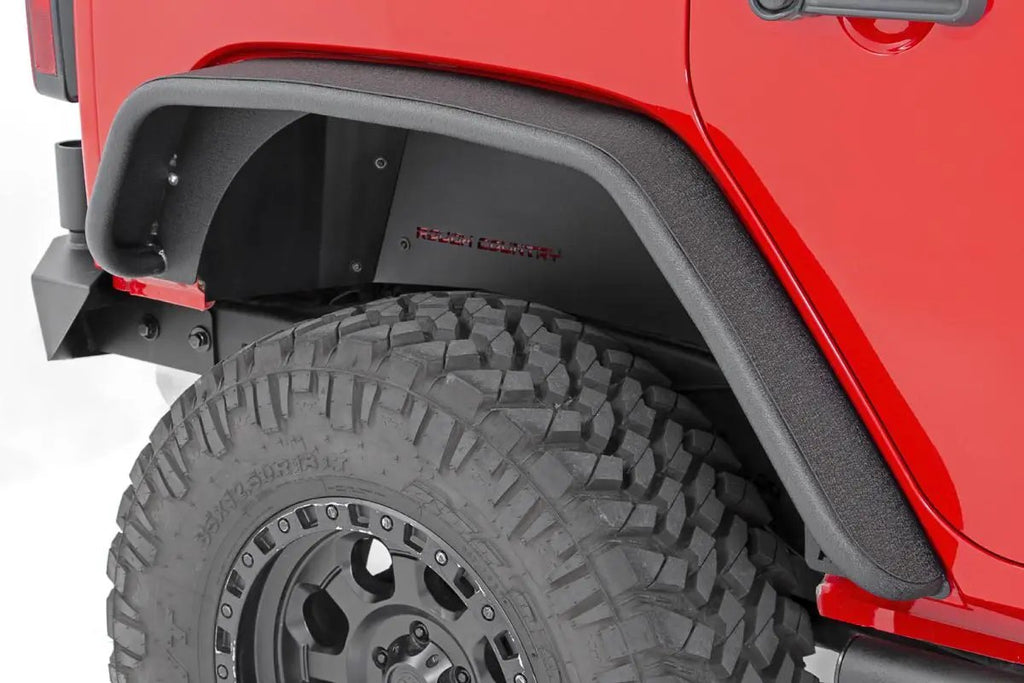 Fender Flare | Steel | FR & RR | Jeep Wrangler JK/Wrangler Unlimited (07-18) by Rough Country