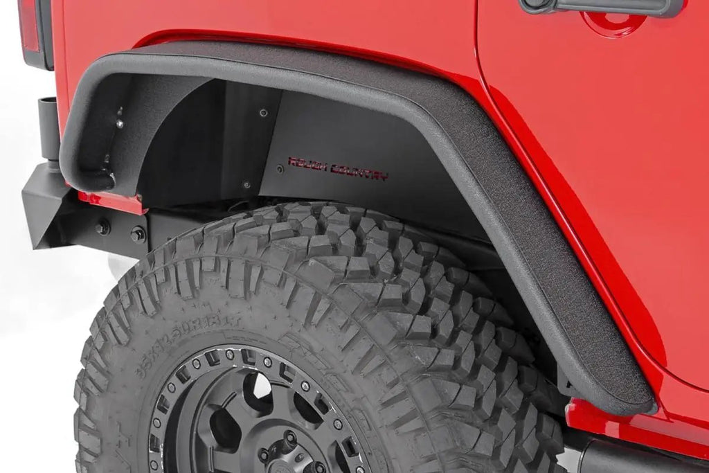 Fender Flare | Steel | FR & RR | Jeep Wrangler JK/Wrangler Unlimited (07-18) by Rough Country