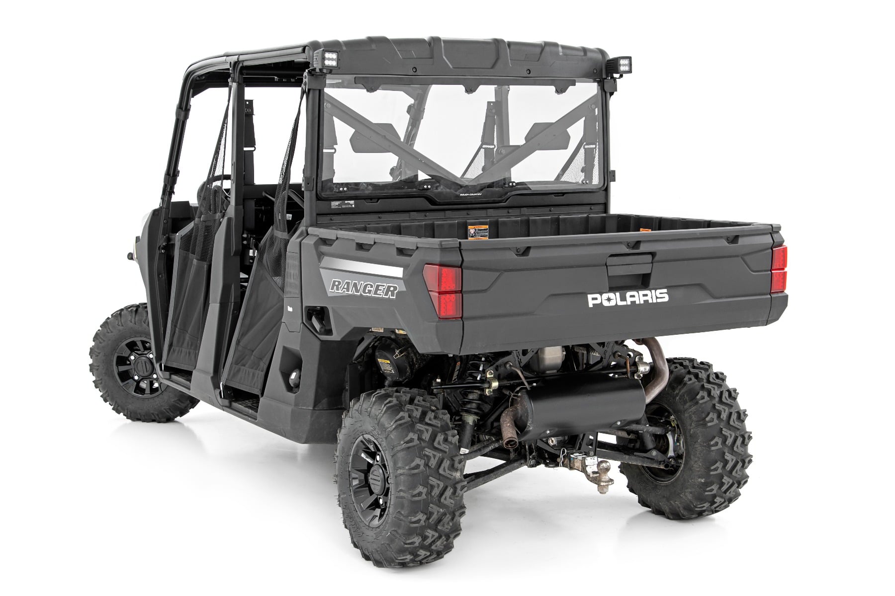 LED Light Kit | Rear Mount | 2" Black Pair | Spot | Polaris Ranger XP 1000 by Rough Country