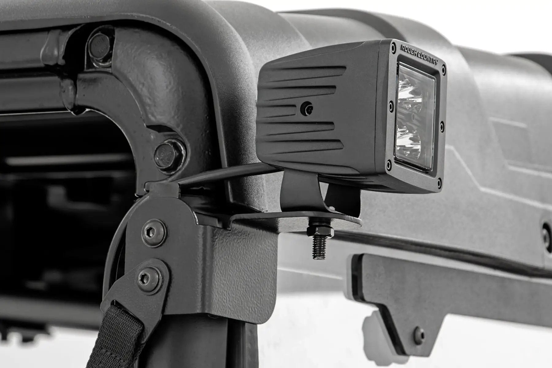 LED Light Kit | Rear Mount | 2" Black Pair | Spot | Polaris Ranger XP 1000 by Rough Country