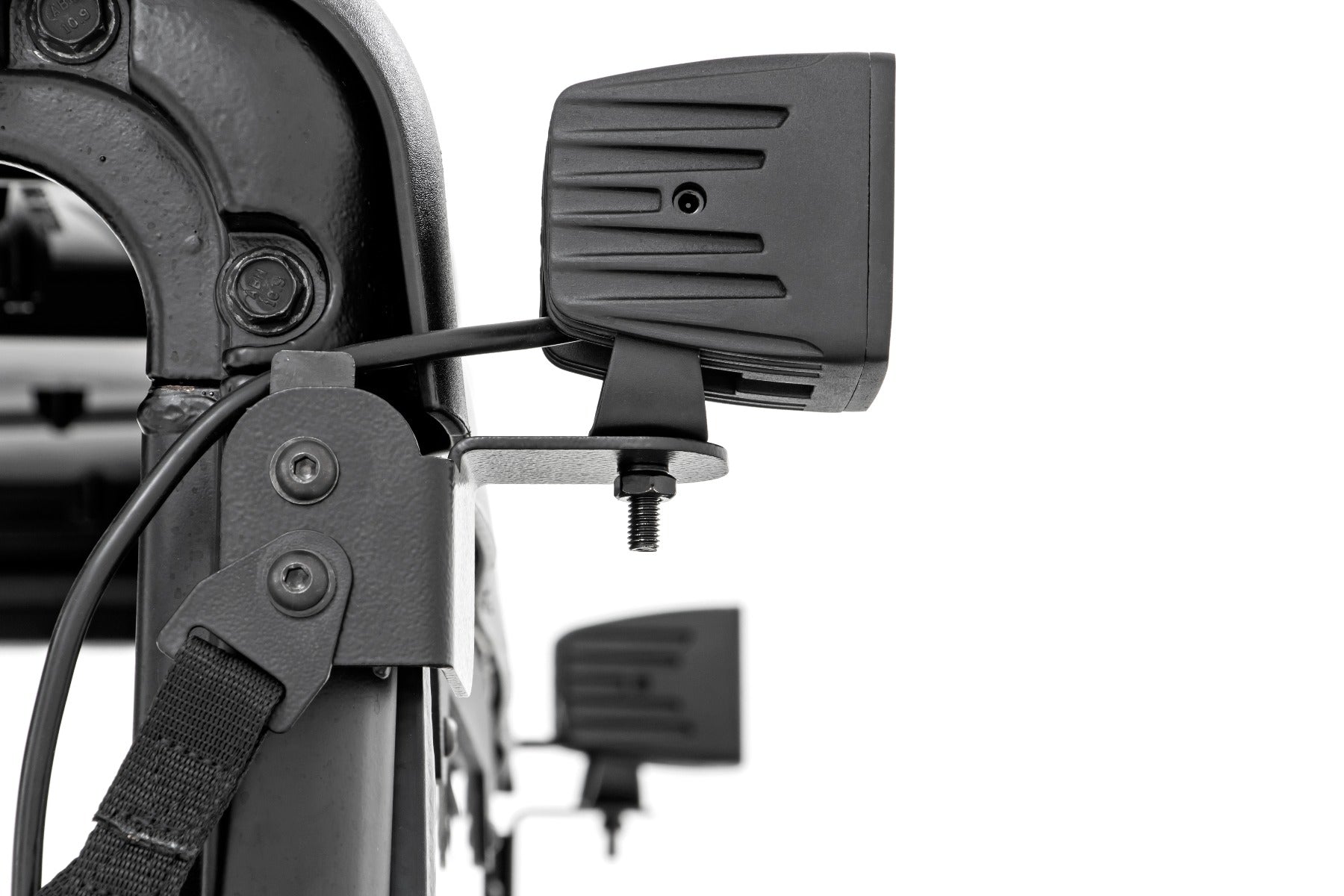 LED Light Kit | Rear Mount | 2" Black Pair | Spot | Polaris Ranger XP 1000 by Rough Country
