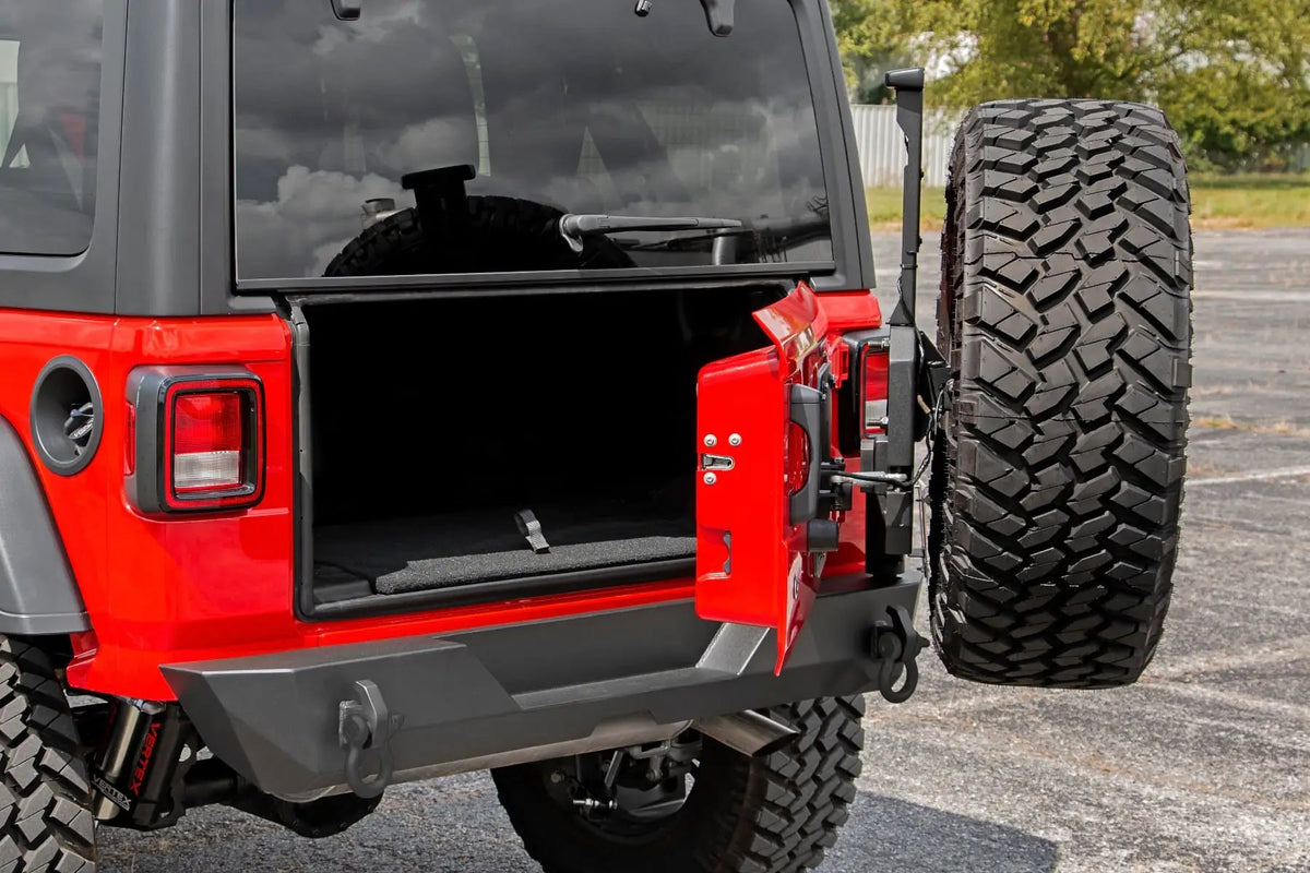 Rear Bumper | Trail | Tire Carrier | Jeep Wrangler JL (18-26)/Wrangler Unlimited (18-26) by Rough Country