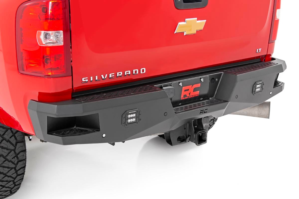 Rear Bumper | Chevy Silverado & GMC Sierra 2500HD/3500HD 2WD/4WD (2011-2019) by Rough Country