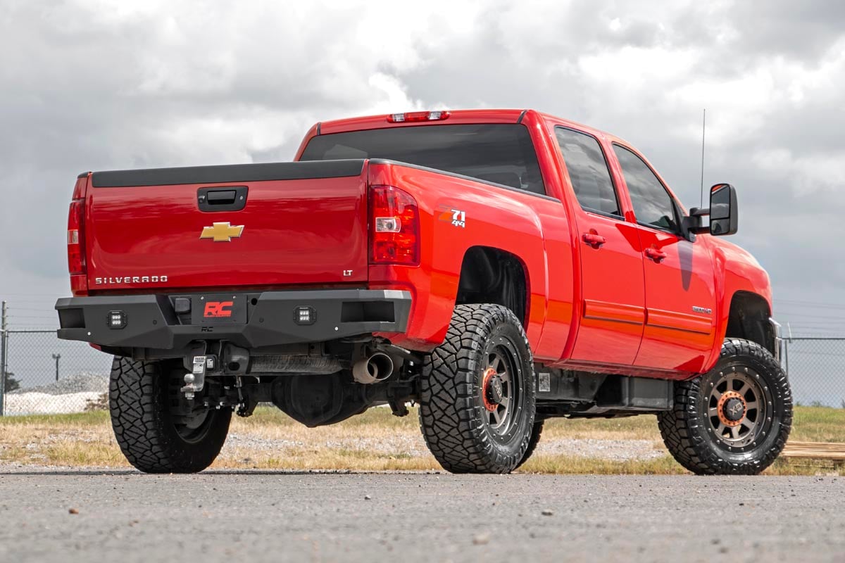 Rear Bumper | Chevy Silverado & GMC Sierra 2500HD/3500HD 2WD/4WD (2011-2019) by Rough Country