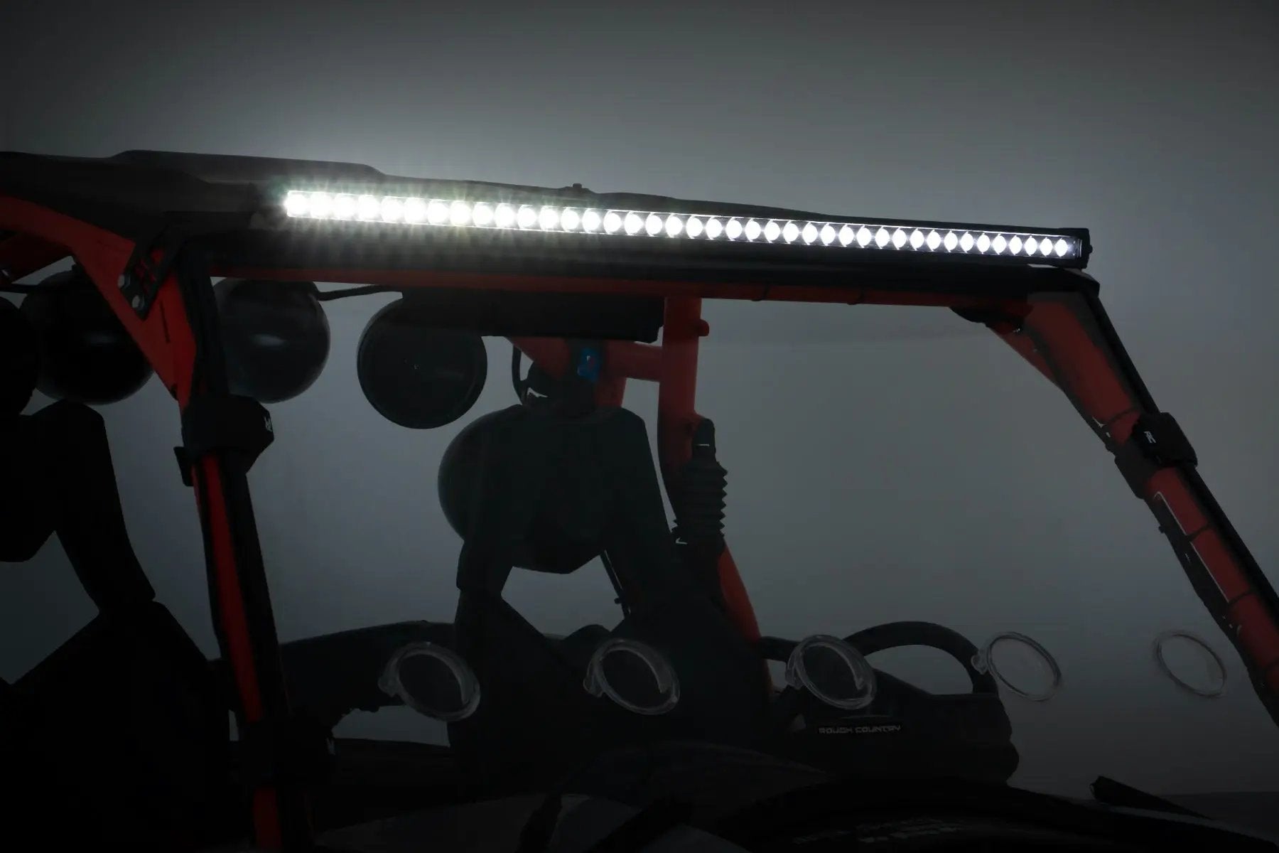 LED Light Kit | Front Mount | 40" Black Dual Row | White DRL | Can-Am Commander Max 1000 by Rough Country