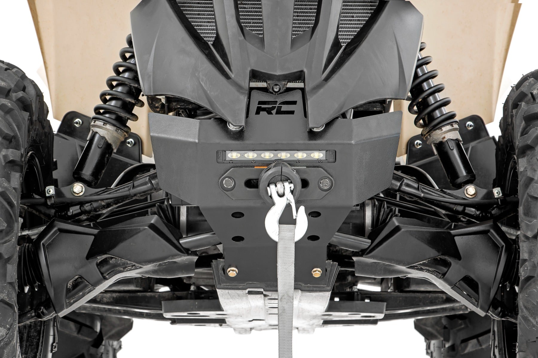 Winch Bumper | Black Series LED | 6" Light | Slime Line | Can-Am Renegade 1000/Renegade 500 by Rough Country