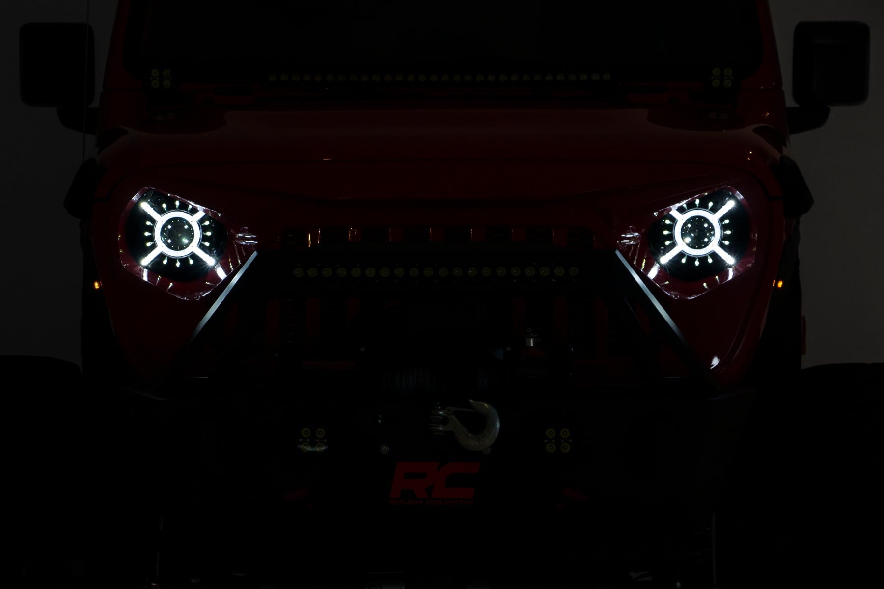9 Inch LED Headlights | DOT Approved | Jeep Gladiator JT/Wrangler JL (18-26) by Rough Country
