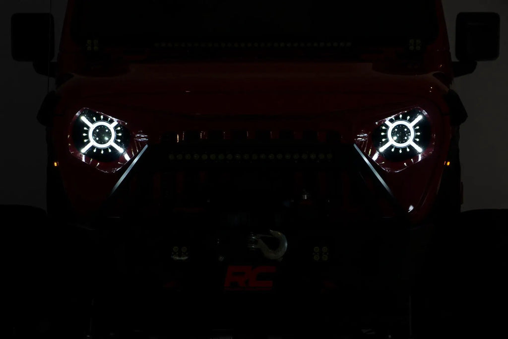 9 Inch LED Headlights | DOT Approved | Jeep Gladiator JT/Wrangler JL (18-26) by Rough Country