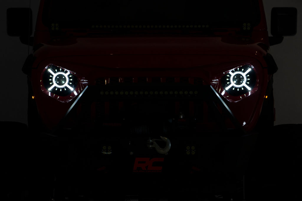9 Inch LED Headlights | DOT Approved | Jeep Gladiator JT/Wrangler JL (18-26) by Rough Country