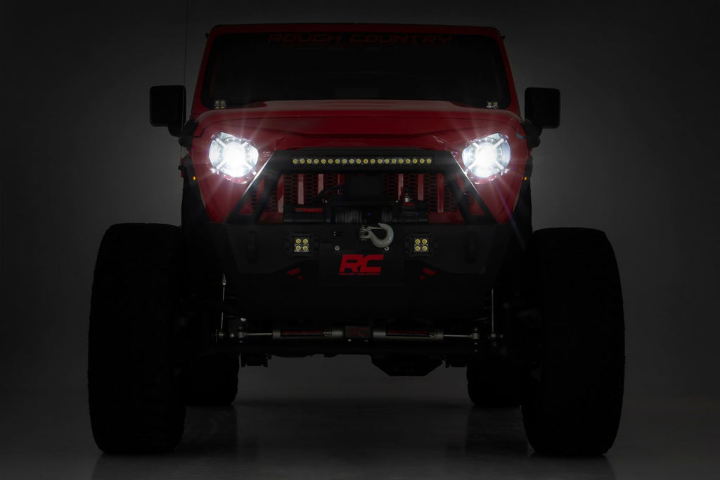 9 Inch LED Headlights | DOT Approved | Jeep Gladiator JT/Wrangler JL (18-26) by Rough Country