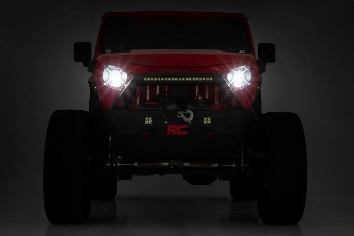 9 Inch LED Headlights | DOT Approved | Jeep Gladiator JT/Wrangler JL (18-26) by Rough Country