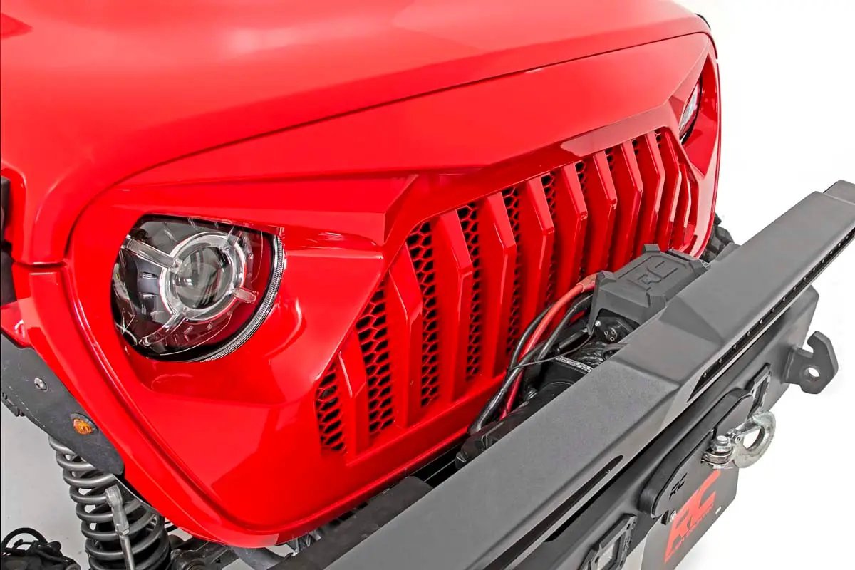 Replacement Grille | Angry Eyes | Jeep Gladiator JT/Wrangler JL 4WD (18-26) by Rough Country