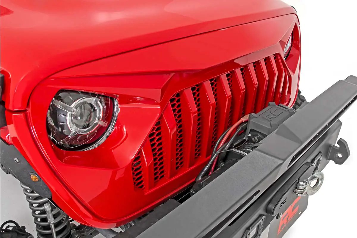 Replacement Grille | Angry Eyes | Jeep Gladiator JT/Wrangler JL 4WD (18-26) by Rough Country